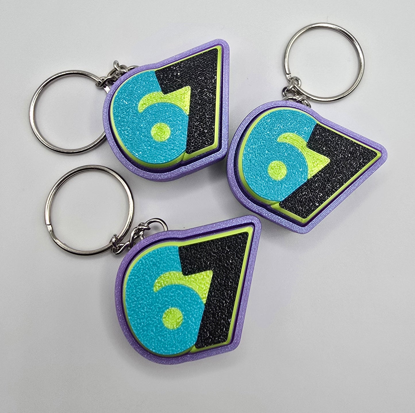 67 Clicker Keychain