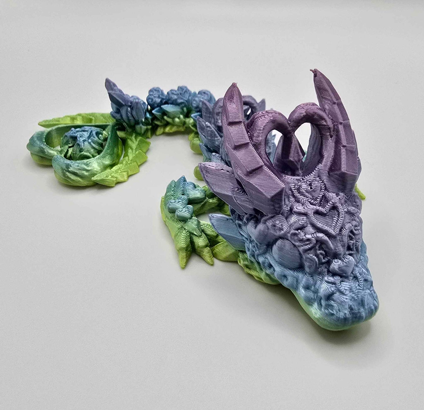 Printed Heart Feather Dragon 3D