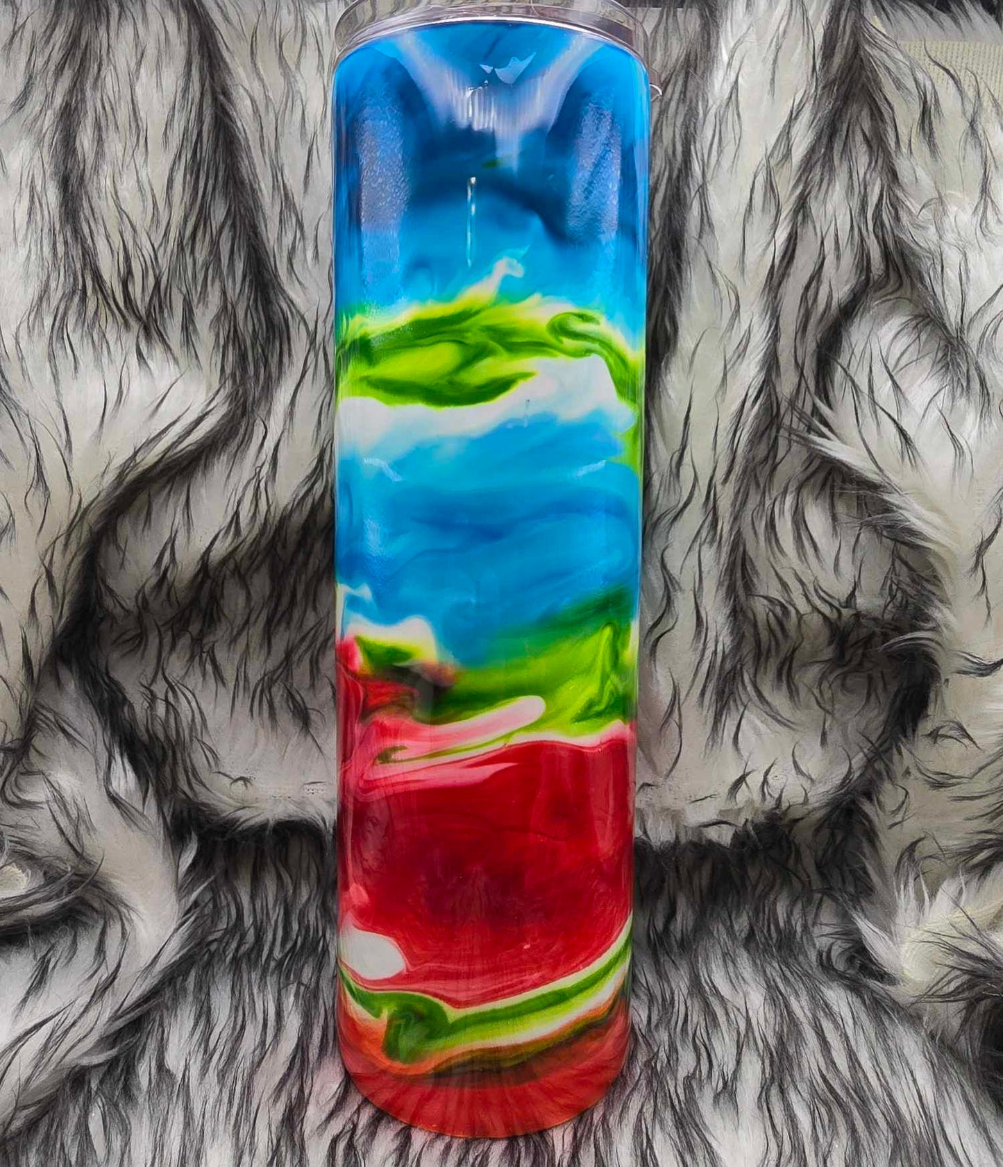 Alcohol Ink Swirl Tumbler