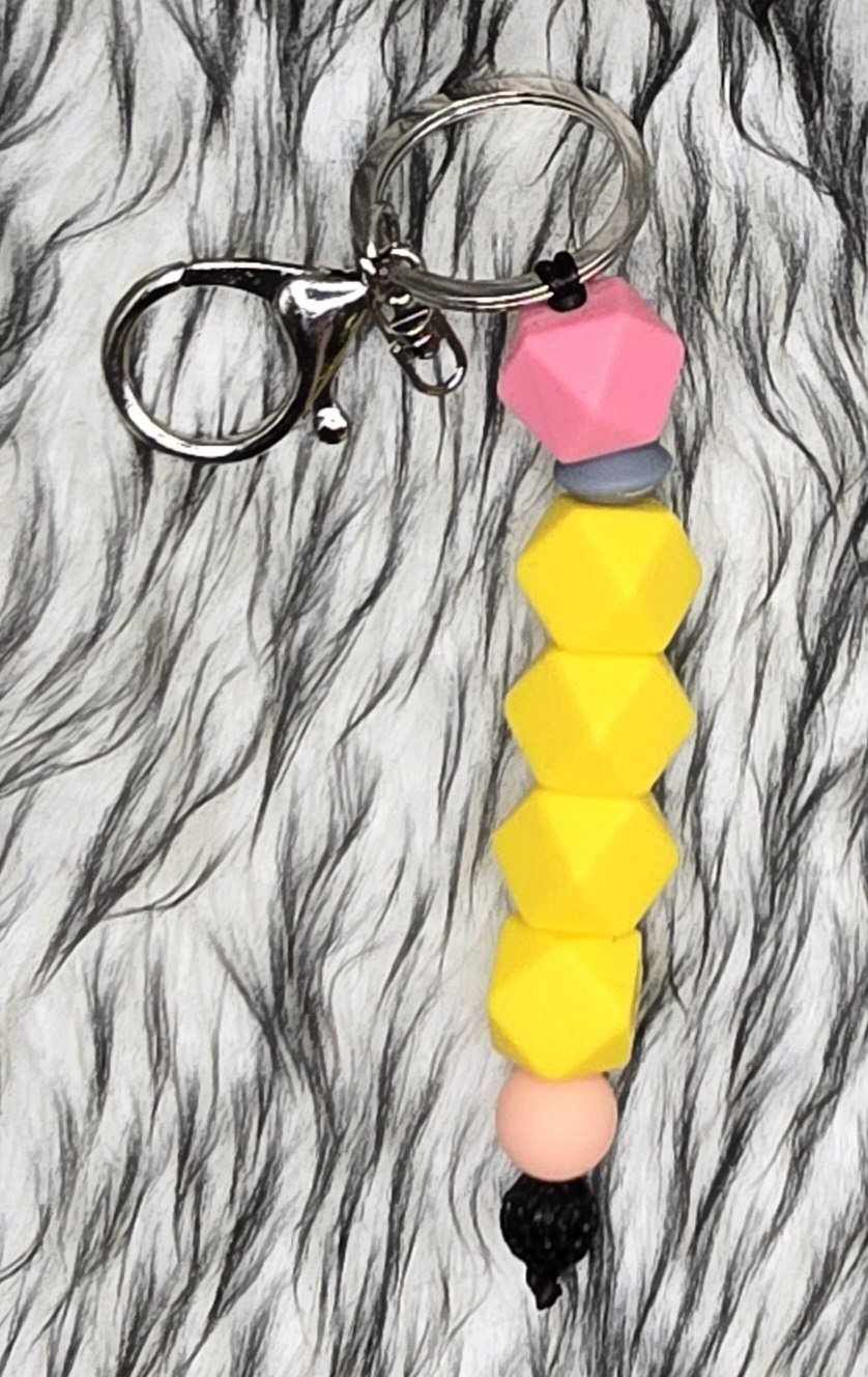 Teacher Pencil Keychain