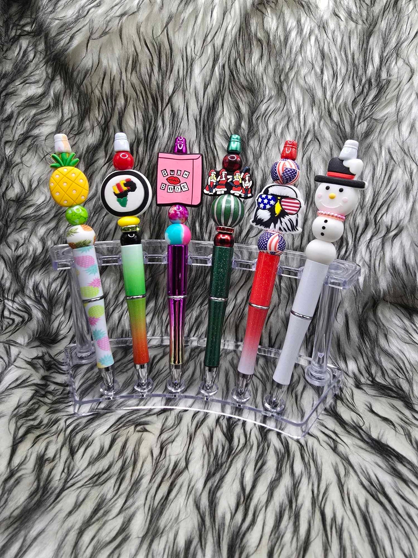 Silicone Beaded Pen