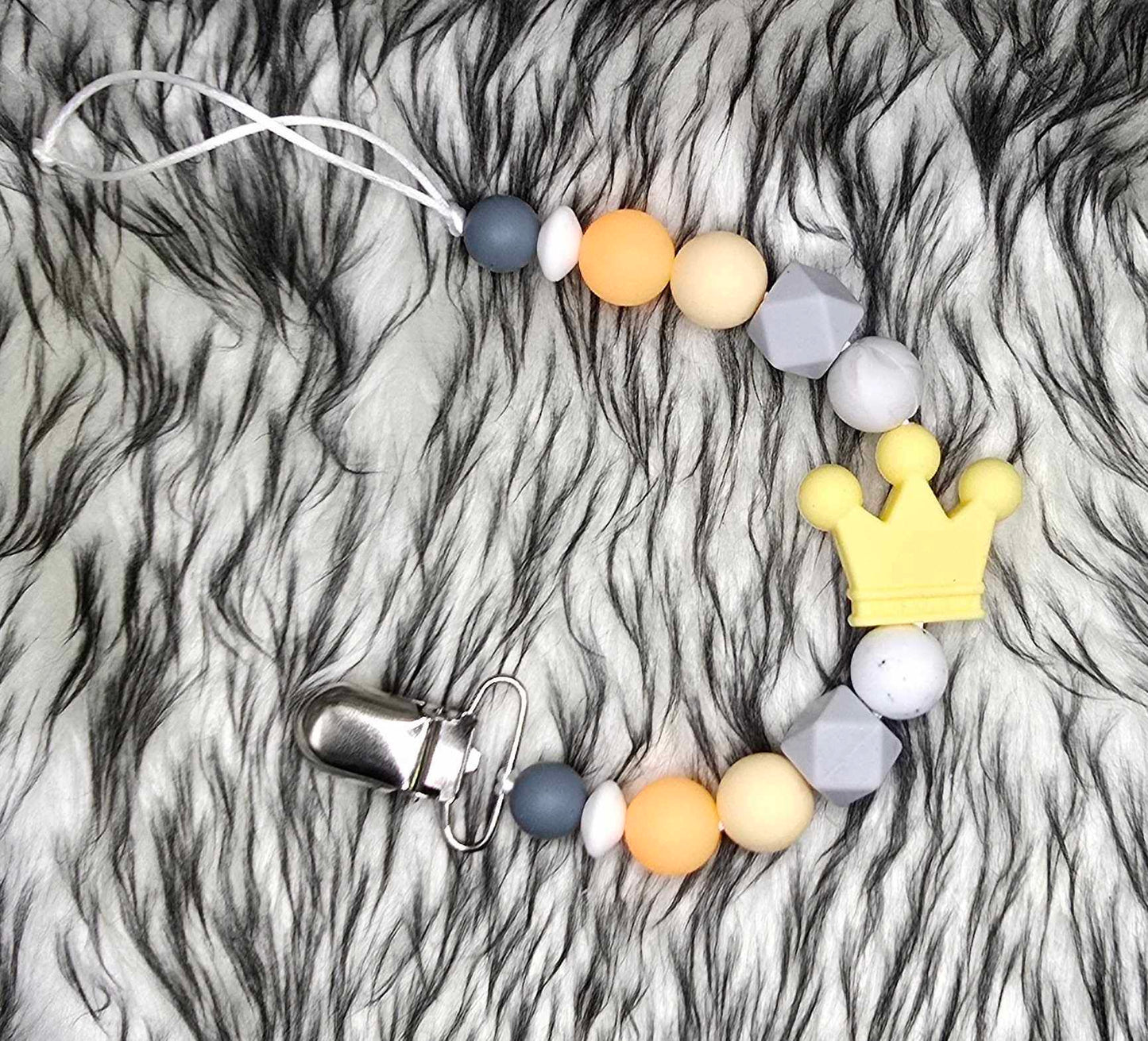 Crown Pacifier Clip