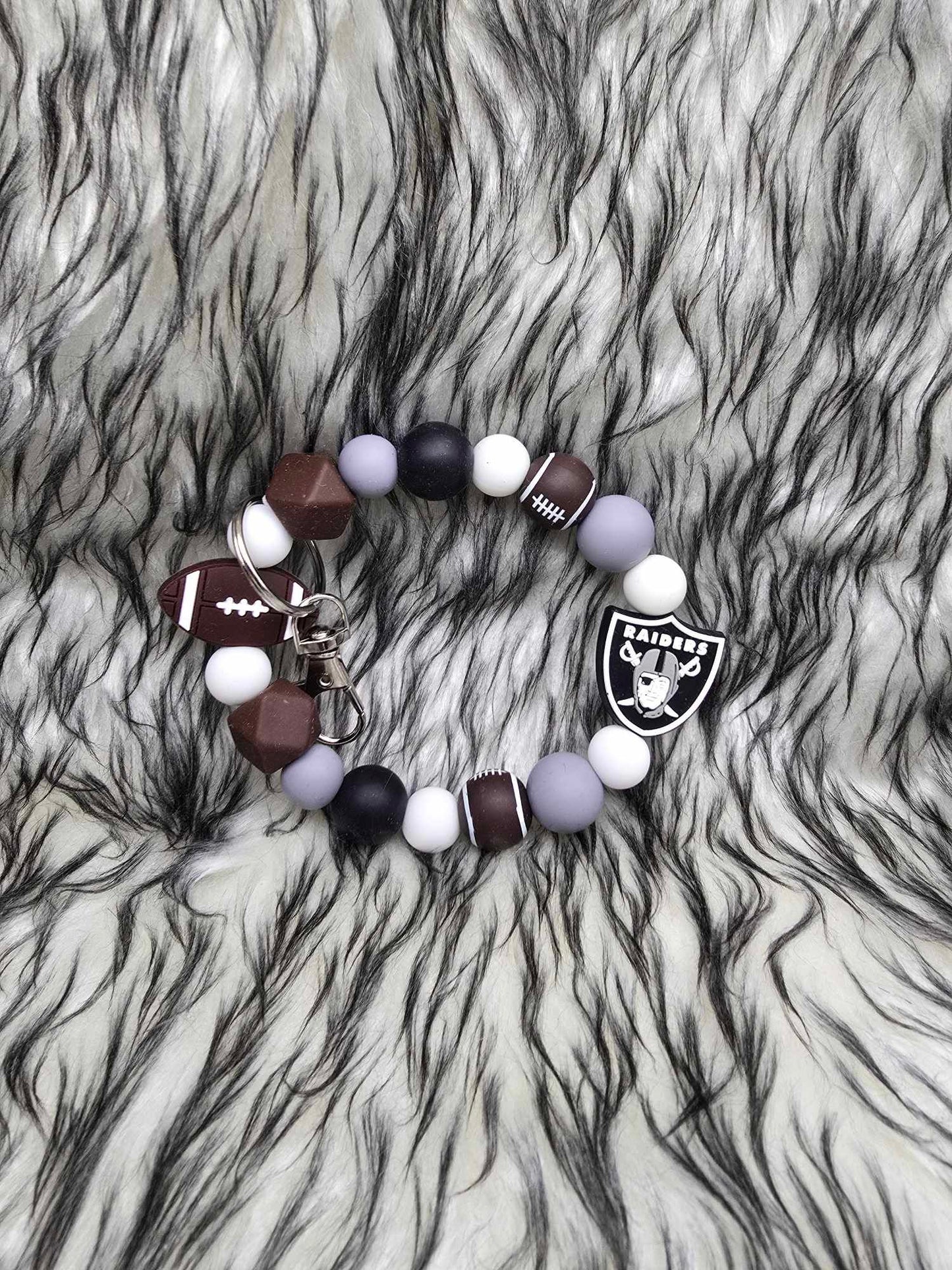 Raiders Football Wristlet