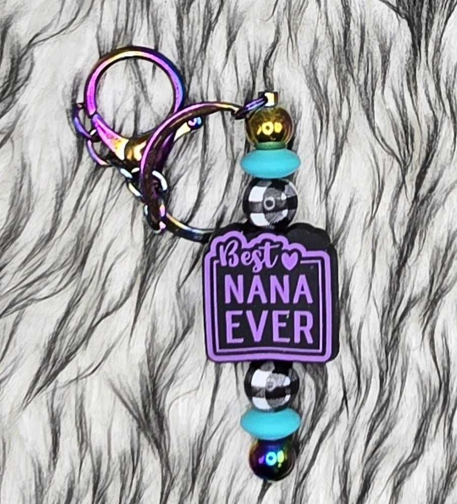 Best Nana Ever Keychain