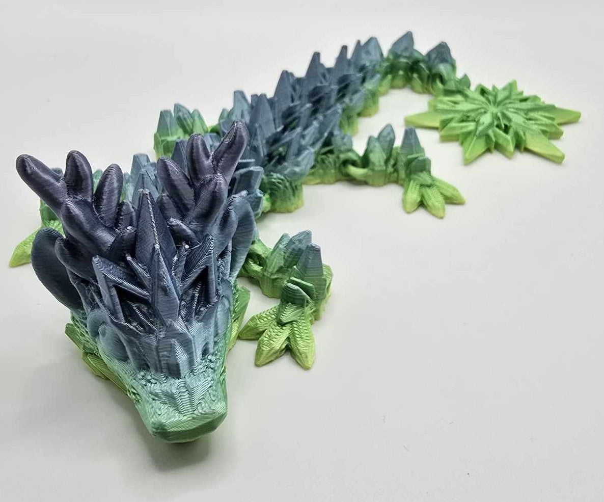 Tri Color Snowflake Dragon