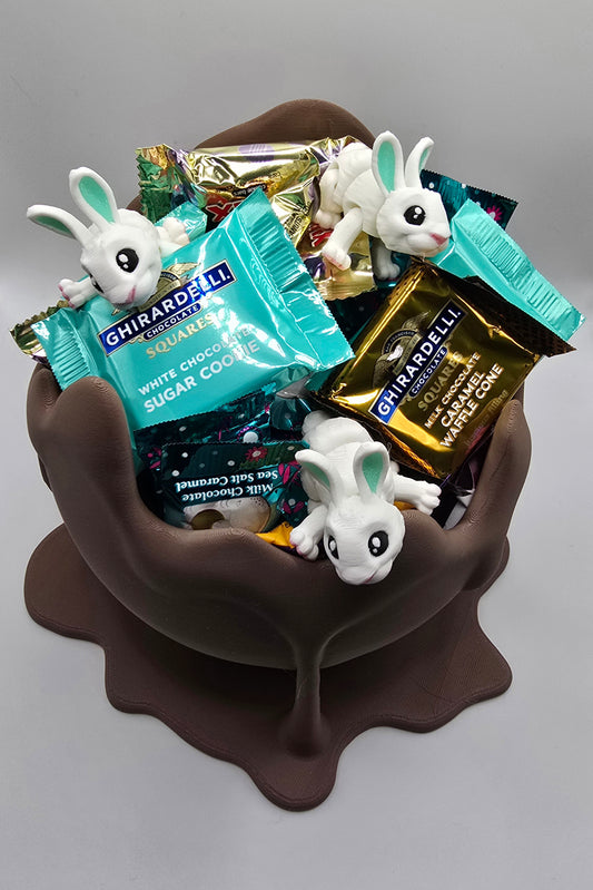 Melting Chocolate Easter Egg