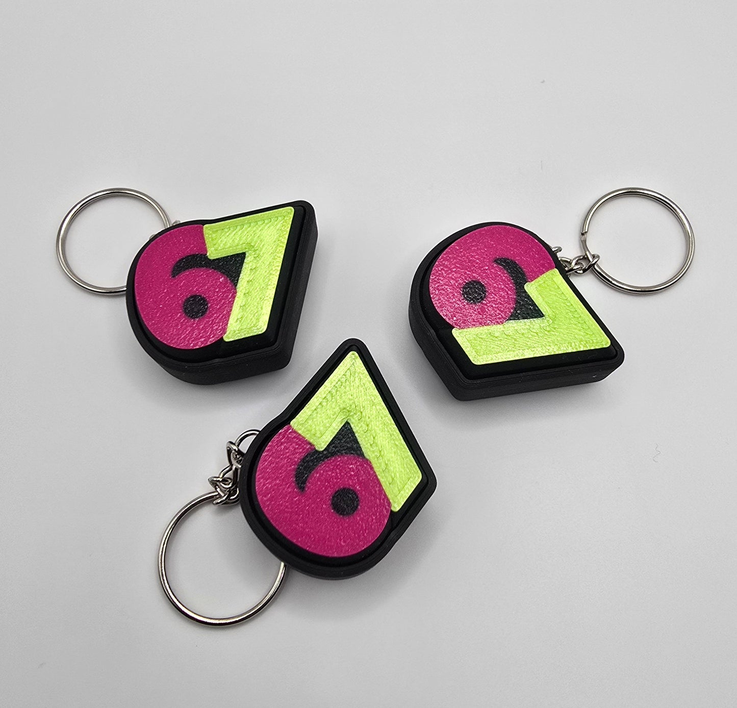 67 Clicker Keychain