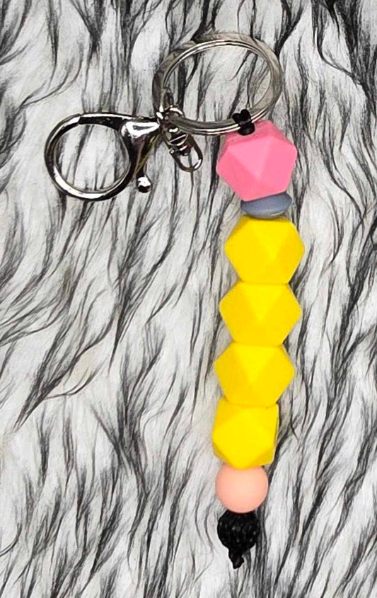 Teacher Pencil Keychain