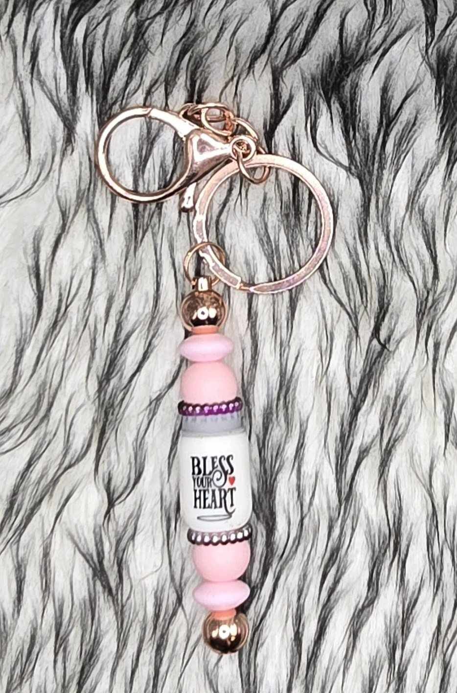 Bless Your Heart Mason Jar Keychain