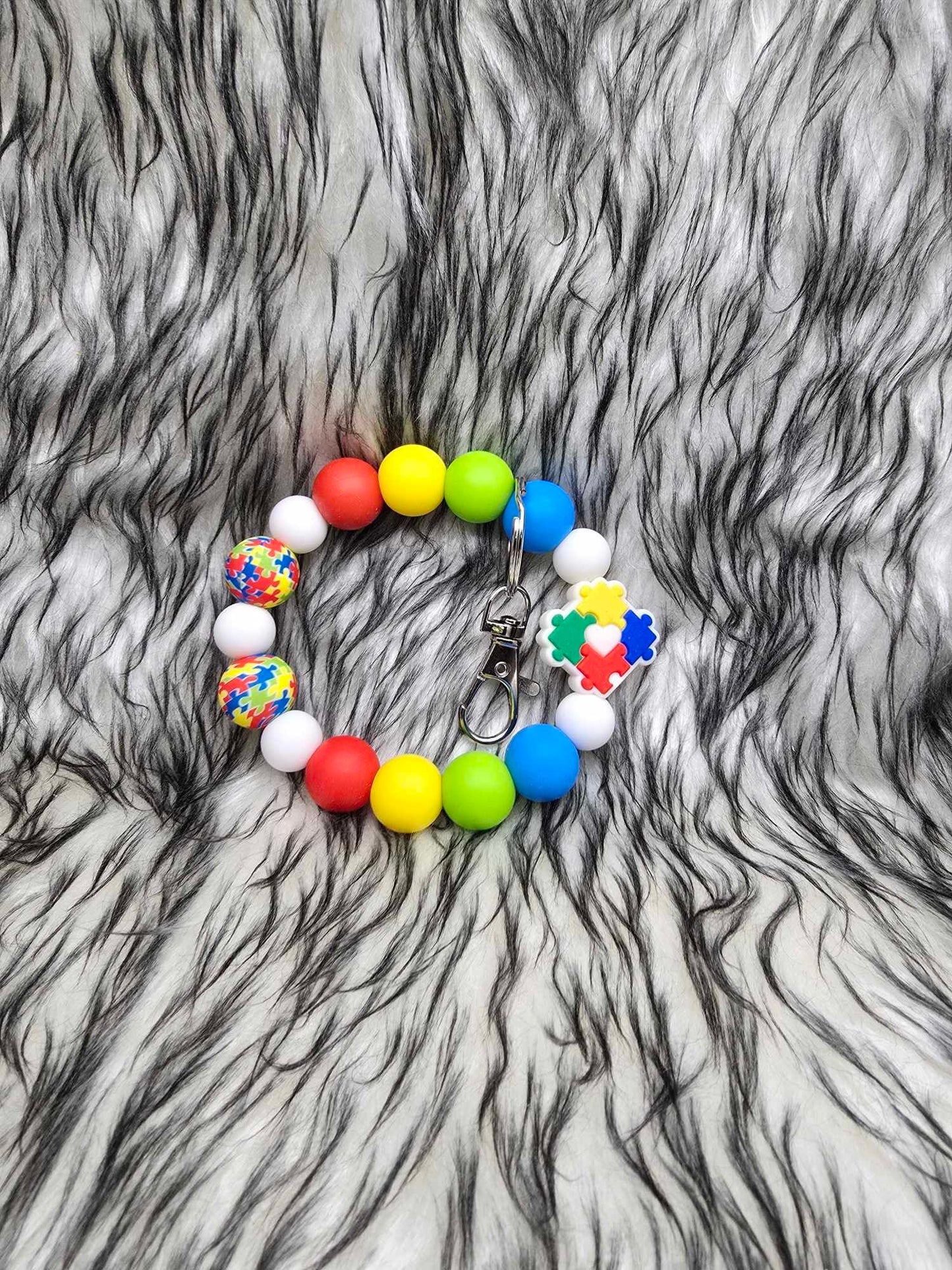 Autism Awareness Wristlet