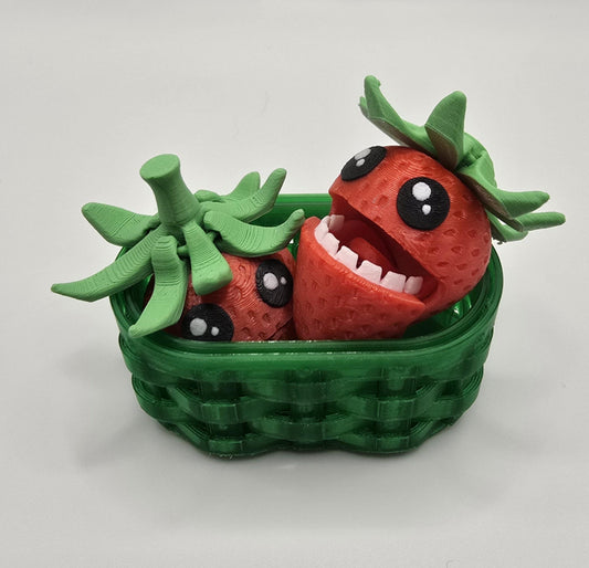 Articulated Strawberries & basket